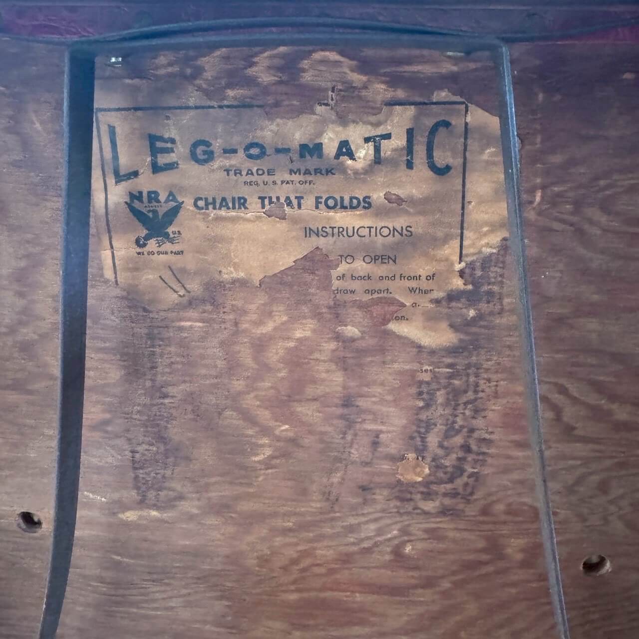 #2262-1【1960年代】ビンテージ フォールディングチェア / ミッドセンチュリー アメリカ