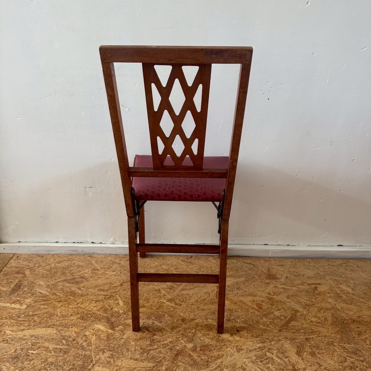 #2262-1【1960年代】ビンテージ フォールディングチェア / ミッドセンチュリー アメリカ