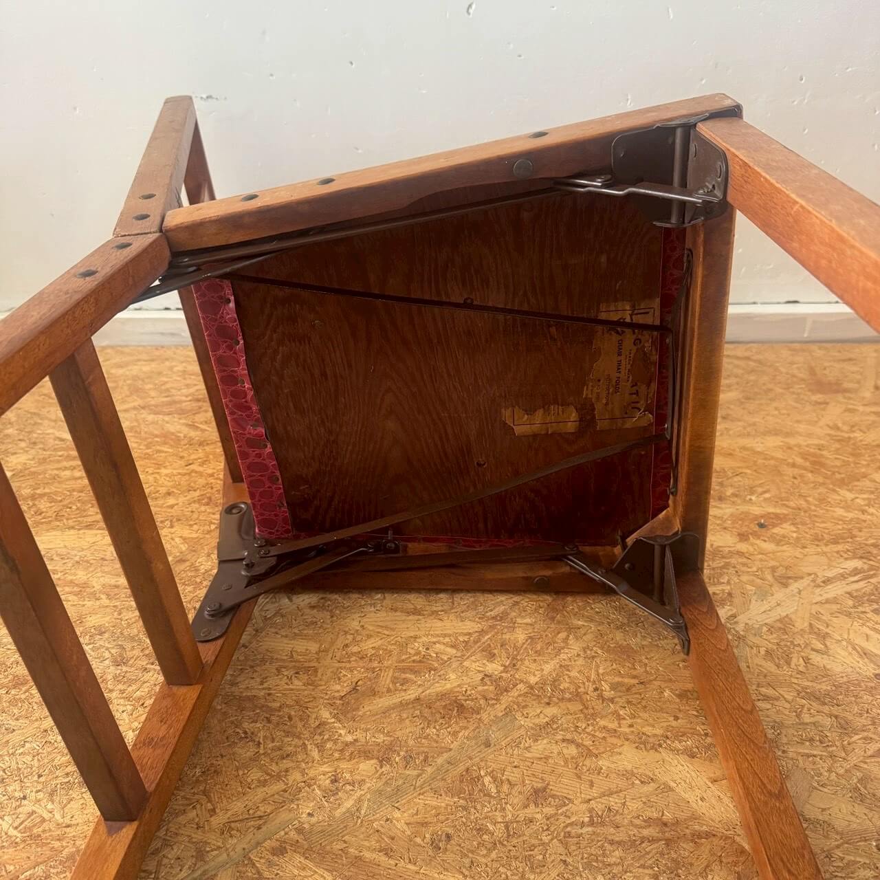 #2262-2【1960年代】ビンテージ フォールディングチェア / ミッドセンチュリー アメリカ