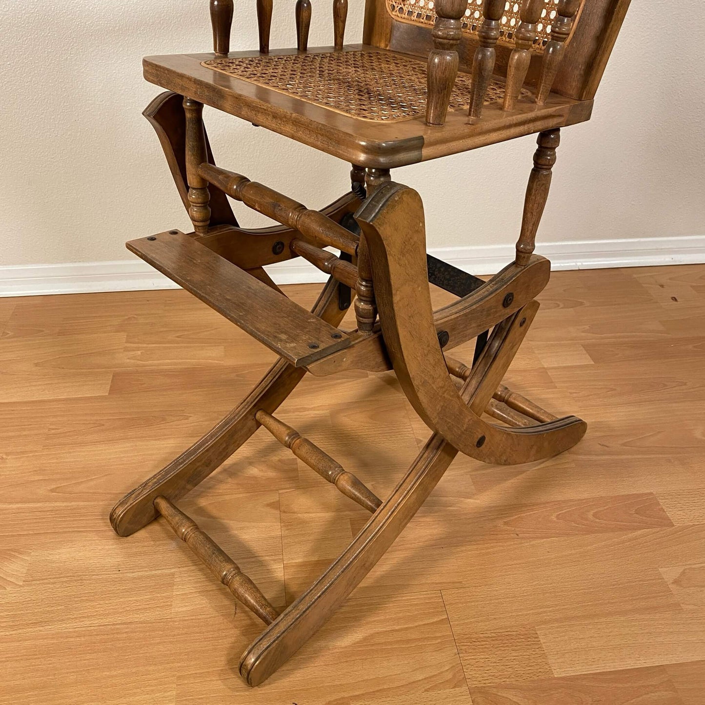 #453【1950-60年代】ビンテージ 2way ベビーチェア / ロッキングチェア アメリカ