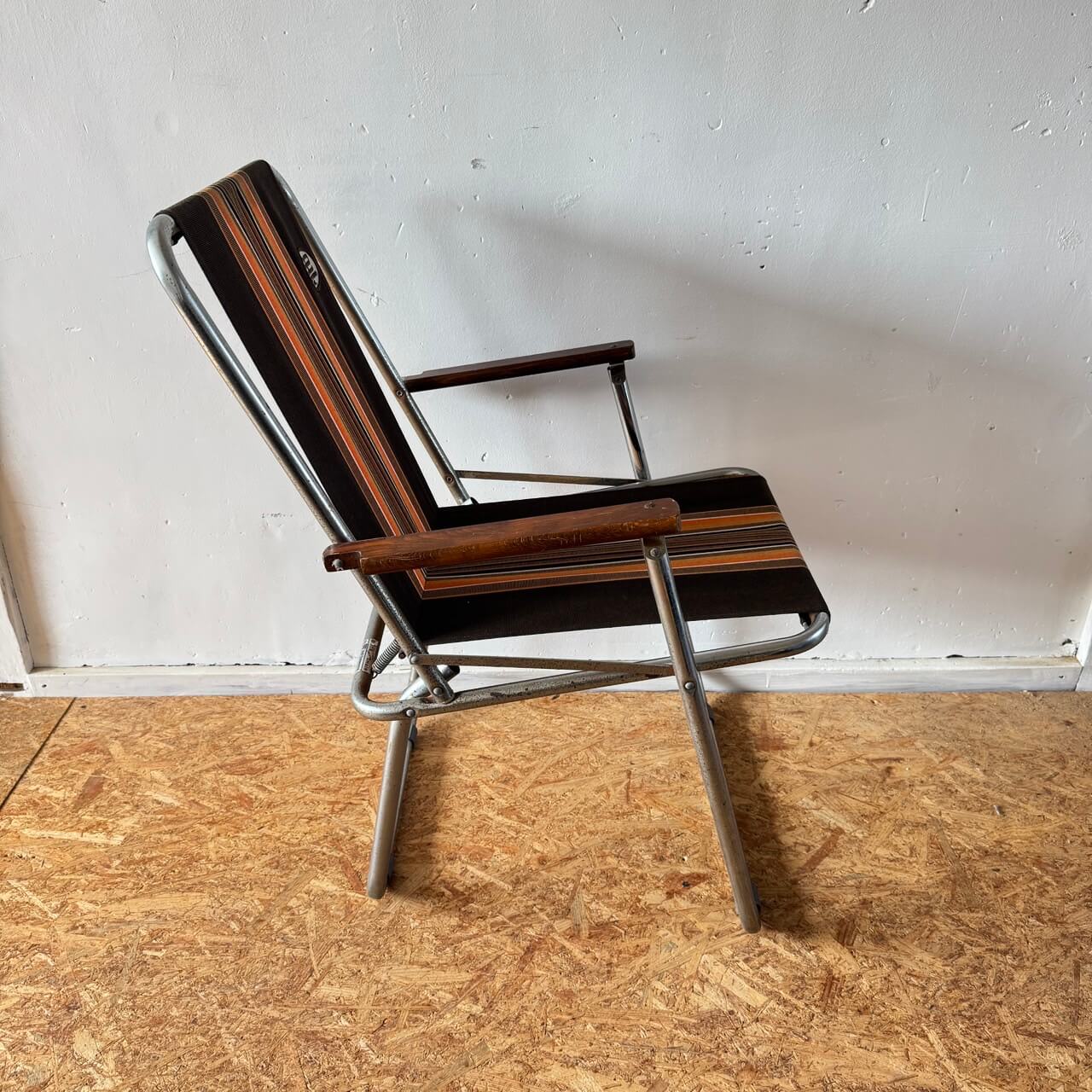 【1970-80年代】ビンテージ A&E SYSTEMS フォールディングチェア アメリカン雑貨 折りたたみ椅子 キャンプ #2234-1