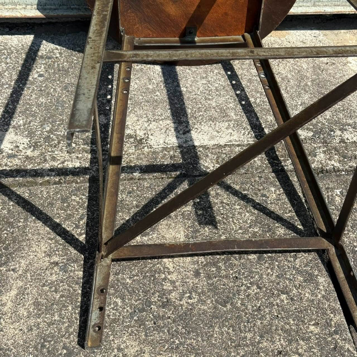 【1940-50年代】ビンテージ 椅子 アメリカン雑貨 店舗什器 ウッド スツール インダストリアル #2687
