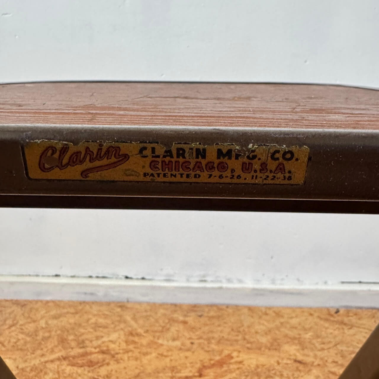 1950-60年代】ビンテージ CLARIN フォールディングチェア アメリカン