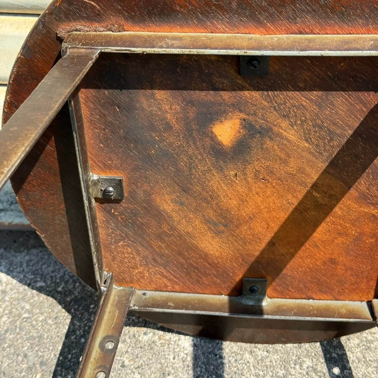【1940-50年代】ビンテージ 椅子 アメリカン雑貨 店舗什器 ウッド スツール インダストリアル #2687