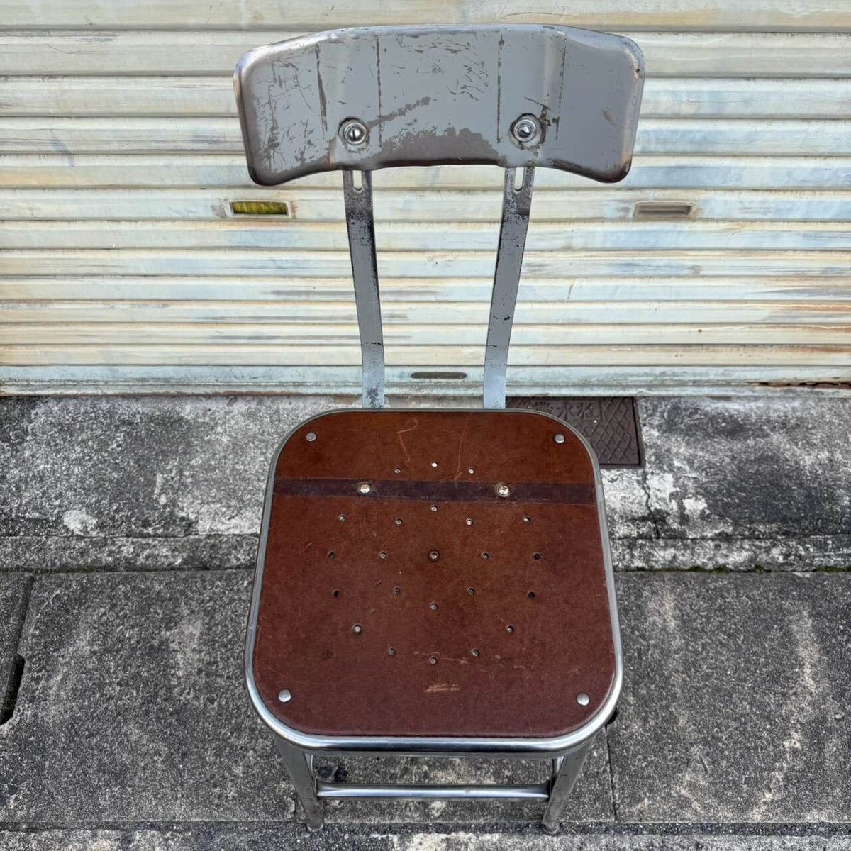 【1940-50年代】ビンテージ ガレージ アメリカン雑貨 店舗什器 LYON ハイスツール インダストリアル #2692