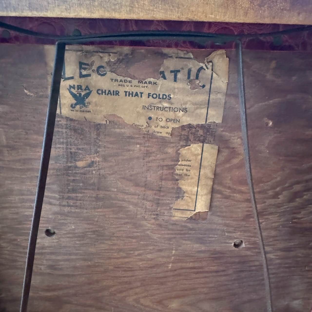 #2262-2【1960年代】ビンテージ フォールディングチェア / ミッドセンチュリー アメリカ