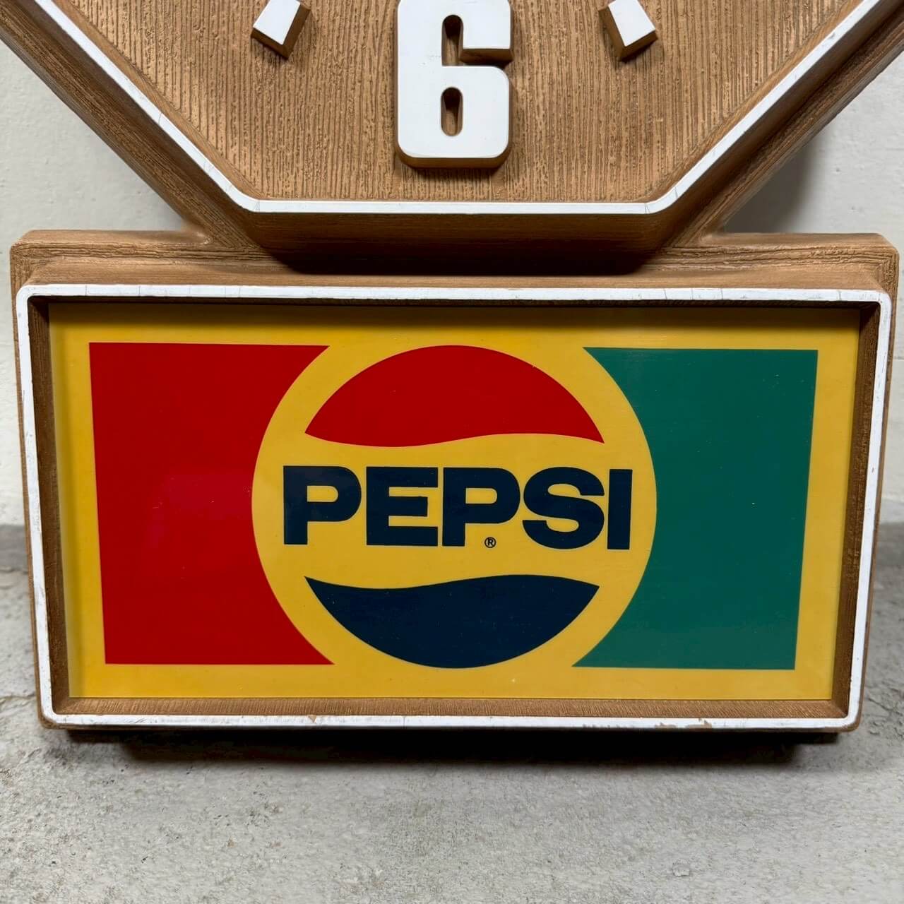 #2351【1980年代】ビンテージ PEPSI ウォールクロック / ペプシ 時計 アメリカ