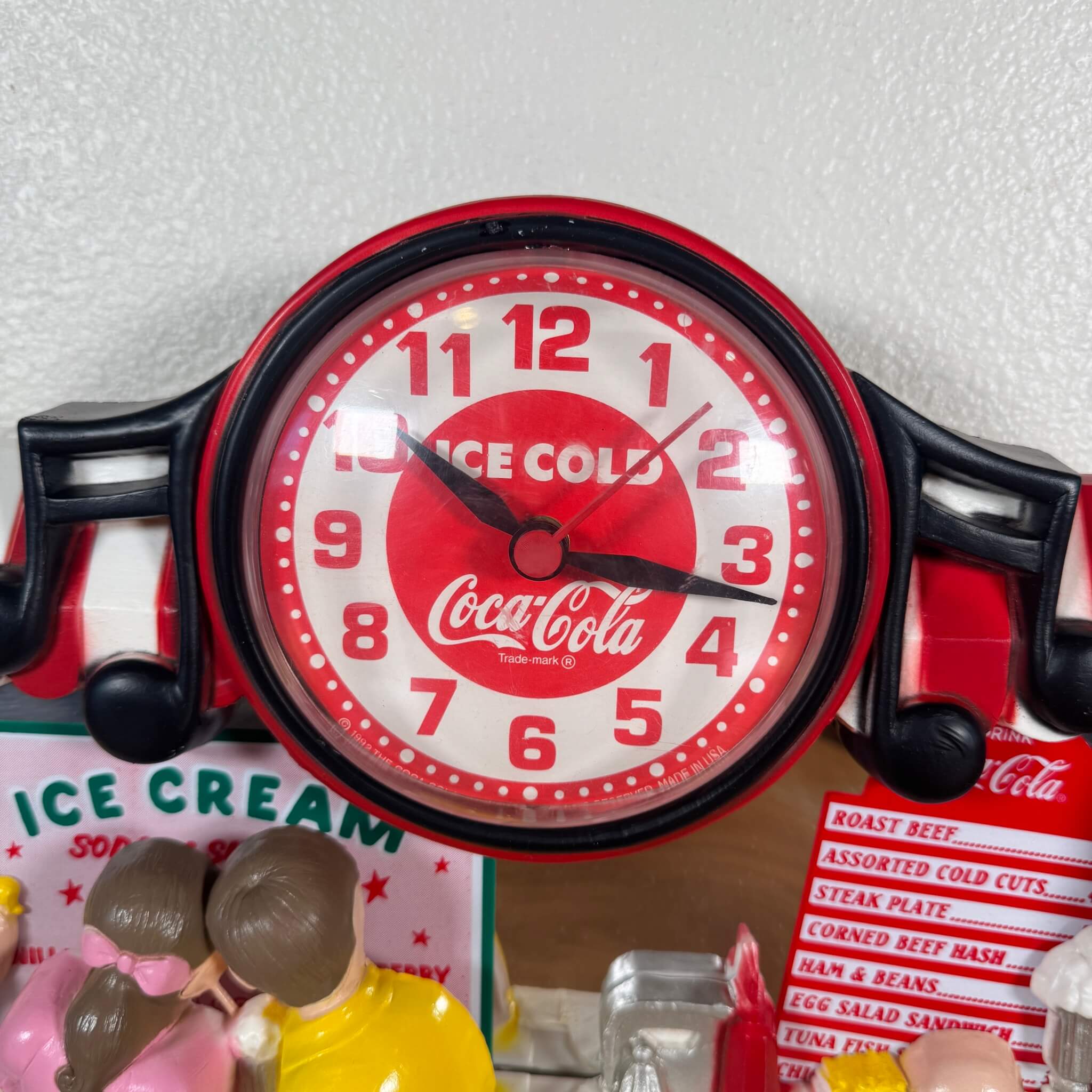 1744【1992年】ビンテージ Coca-Cola（コカコーラ） ダイナー ウォール