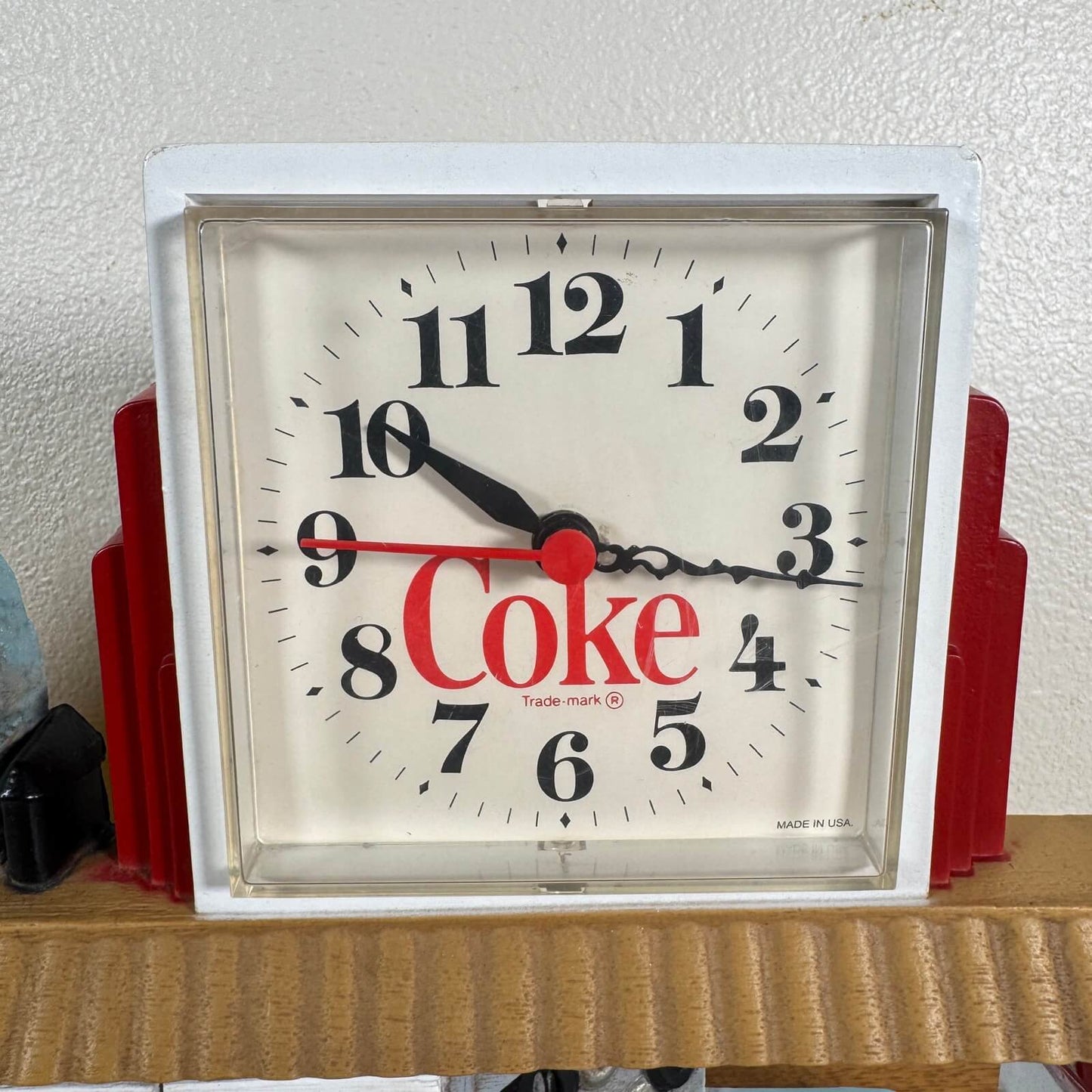 【1995年】ビンテージ Coca-Cola（コカコーラ） ウォールクロック / 掛け時計 アドバタイジング 箱付き アメリカ #1743