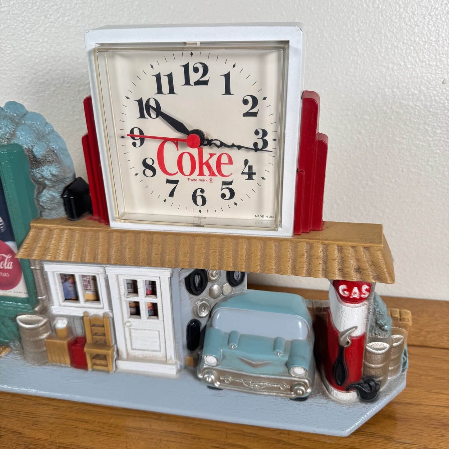 【1995年】ビンテージ Coca-Cola（コカコーラ） ウォールクロック / 掛け時計 アドバタイジング 箱付き アメリカ #1743