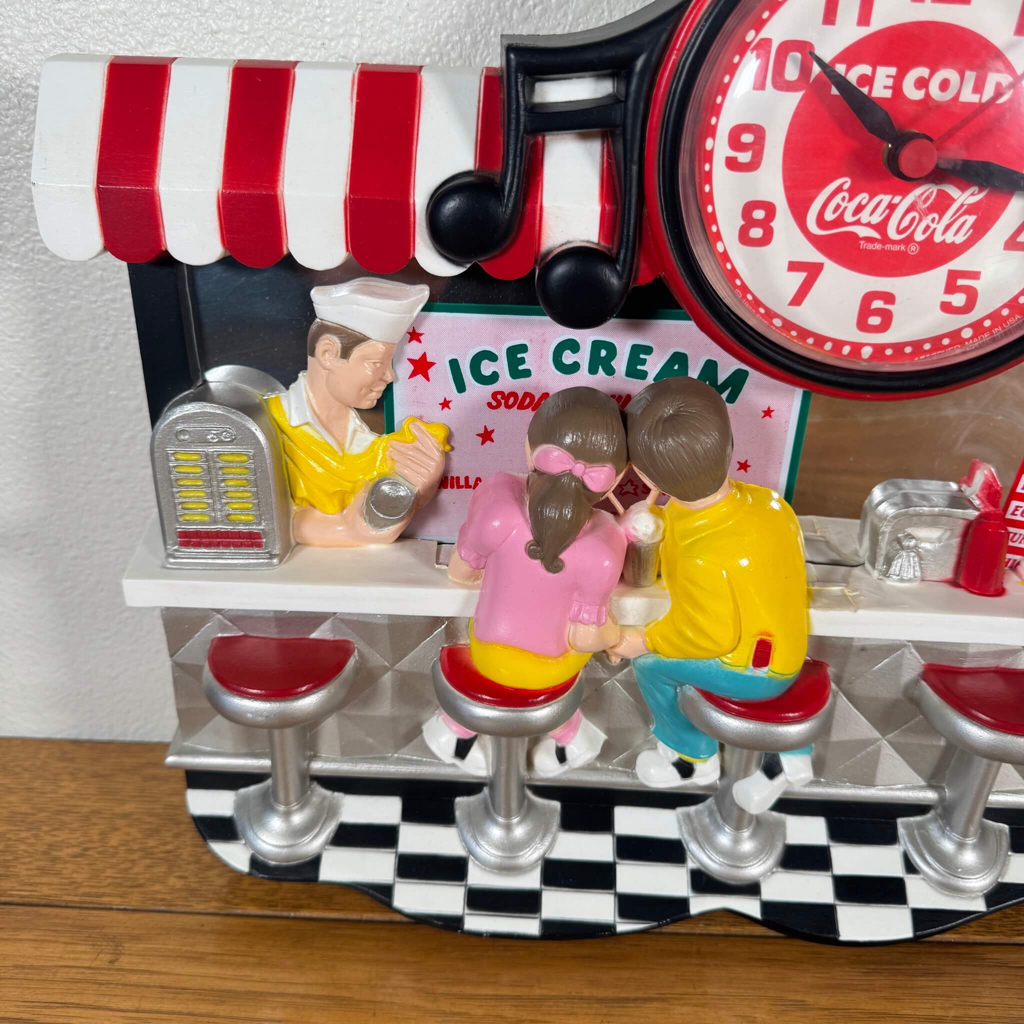 1744【1992年】ビンテージ Coca-Cola（コカコーラ） ダイナー ウォール