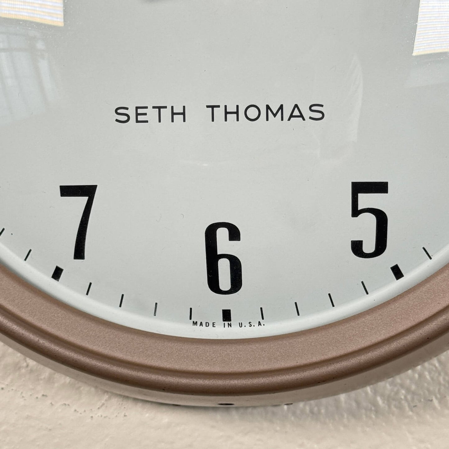 #1973【1970-80年代】ビンテージ SETH THOMAS（セス・トーマス）掛け時計 / ウォールクロック アメリカ
