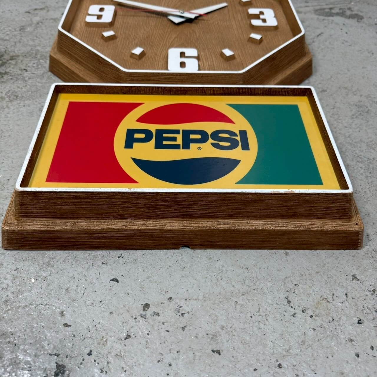 #2351【1980年代】ビンテージ PEPSI ウォールクロック / ペプシ 時計 アメリカ
