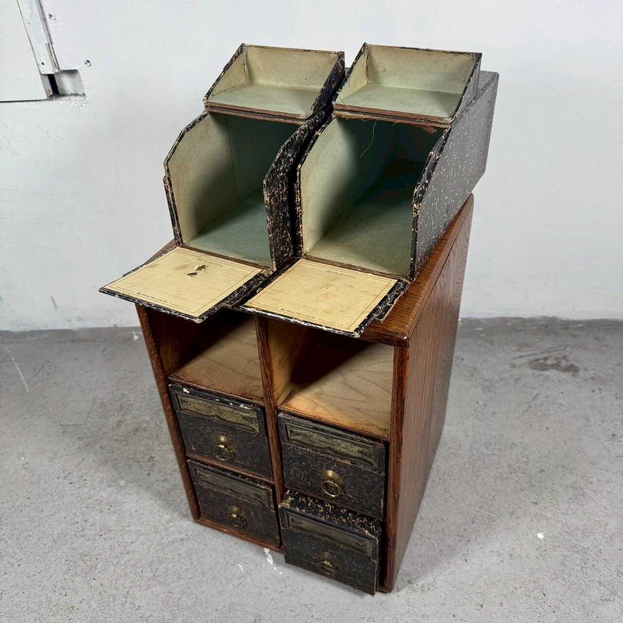 #2354【1910-20年代】アンティーク Globe Wernicke パーツキャビネット / 収納ケース アメリカ