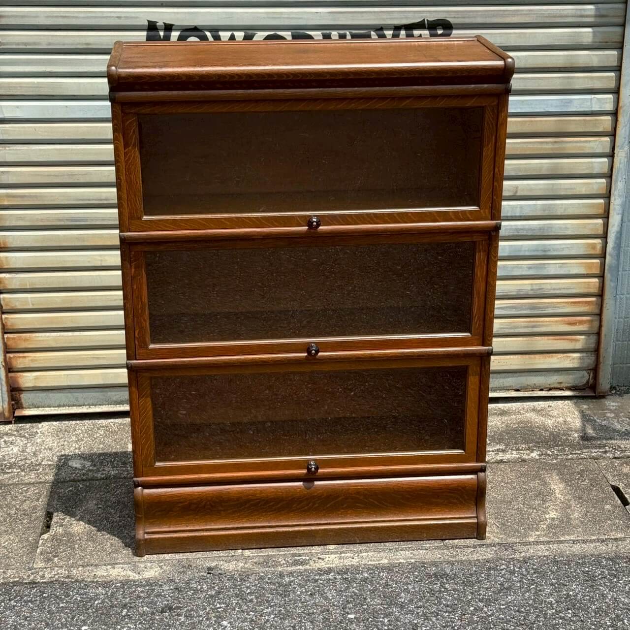 【1920-30年代】アンティーク スタッキング ブックシェルフ アメリカン雑貨 ディスプレイケース 店舗什器 #2586