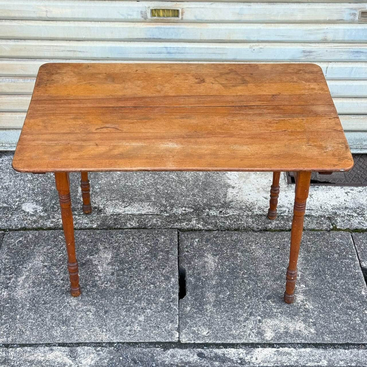 【1920-30年代】ビンテージ フォールディングテーブル アメリカン雑貨 店舗什器 PARIS MFG 折りたたみ 木製 #2814