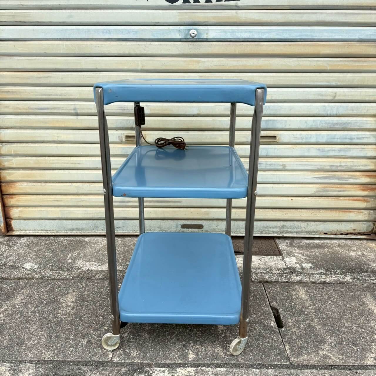 【1960-70年代】ビンテージ キッチンワゴン アメリカン雑貨 3段カート 什器 #2421