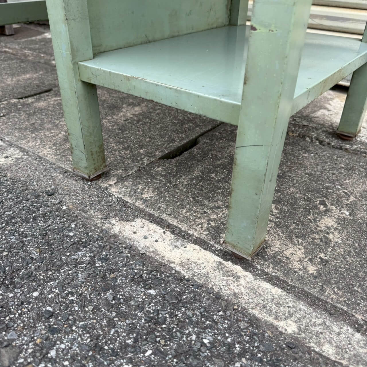 【1950〜60年代】ビンテージ ワークテーブル アメリカン雑貨 店舗什器 作業台 メディカル #2418-1