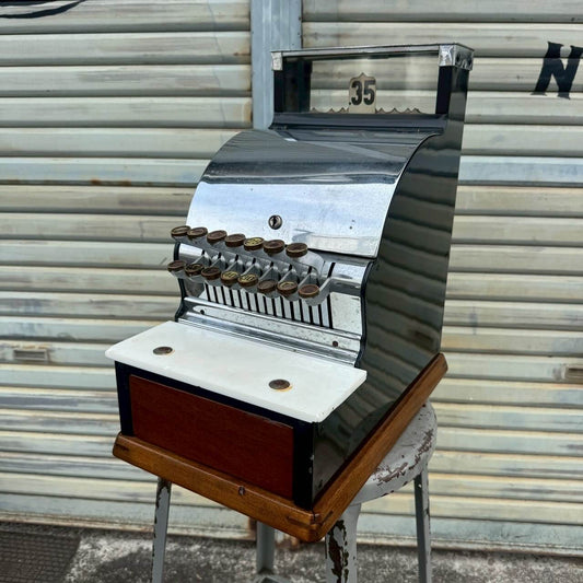 【1930-40年代】ビンテージ レジスター アメリカン雑貨 店舗什器 工業系 置物 #2416