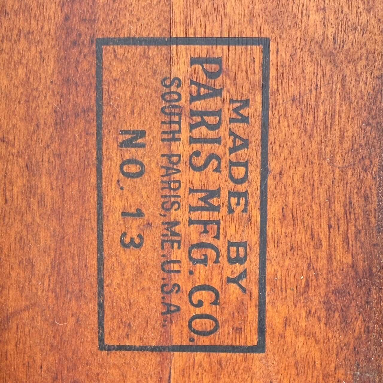 【1920-30年代】ビンテージ フォールディングテーブル アメリカン雑貨 店舗什器 PARIS MFG 折りたたみ 木製 #2814