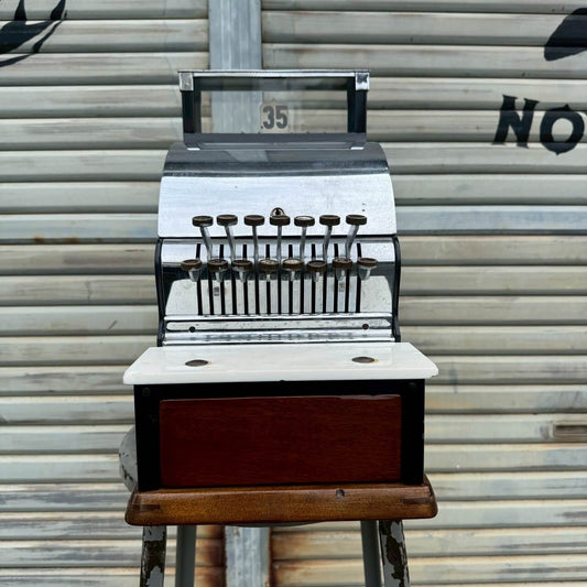 【1930-40年代】ビンテージ レジスター アメリカン雑貨 店舗什器 工業系 置物 #2416