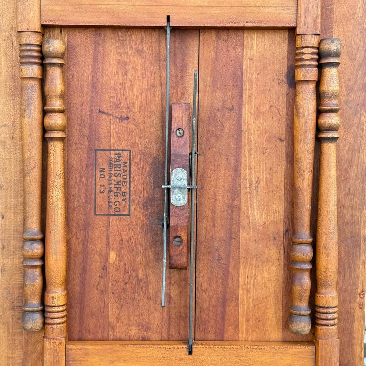 【1920-30年代】ビンテージ フォールディングテーブル アメリカン雑貨 店舗什器 PARIS MFG 折りたたみ 木製 #2814