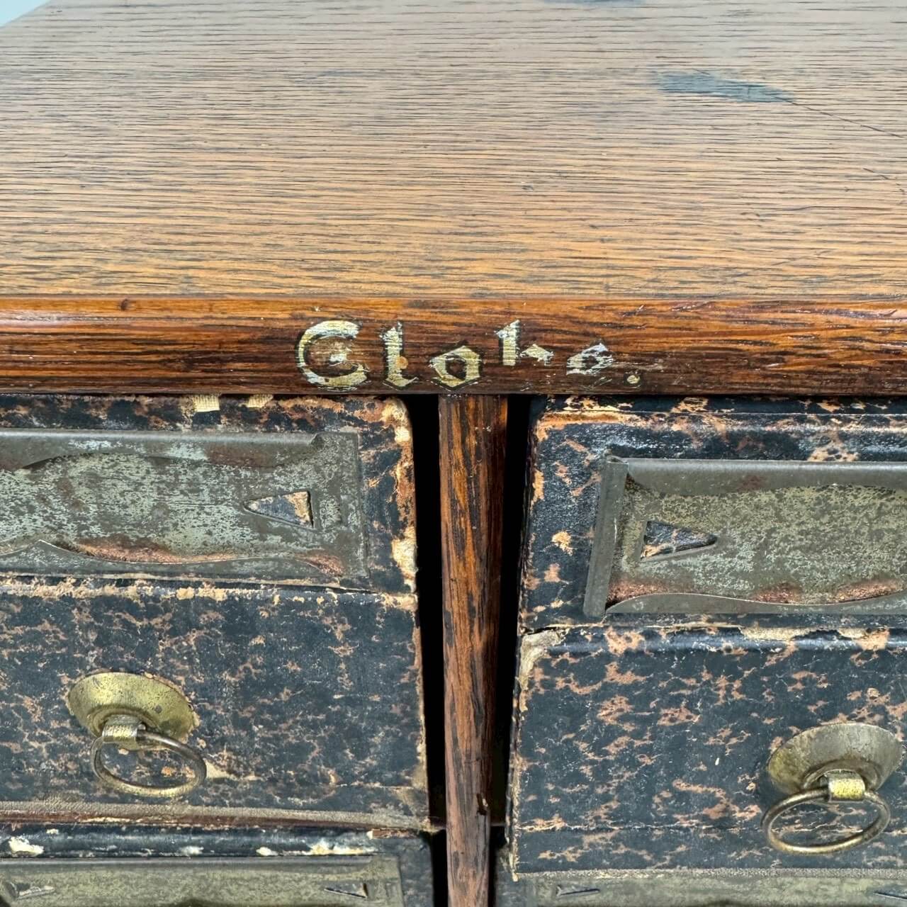 #2354【1910-20年代】アンティーク Globe Wernicke パーツキャビネット / 収納ケース アメリカ