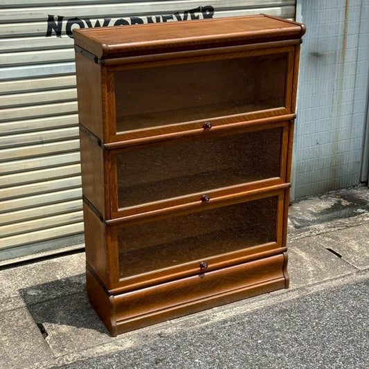 【1920-30年代】アンティーク スタッキング ブックシェルフ アメリカン雑貨 ディスプレイケース 店舗什器 #2586