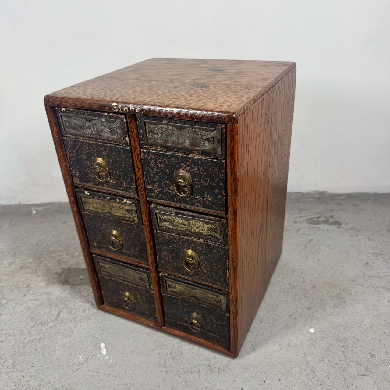 #2354【1910-20年代】アンティーク Globe Wernicke パーツキャビネット / 収納ケース アメリカ