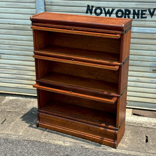 【1920-30年代】アンティーク スタッキング ブックシェルフ アメリカン雑貨 ディスプレイケース 店舗什器 #2591