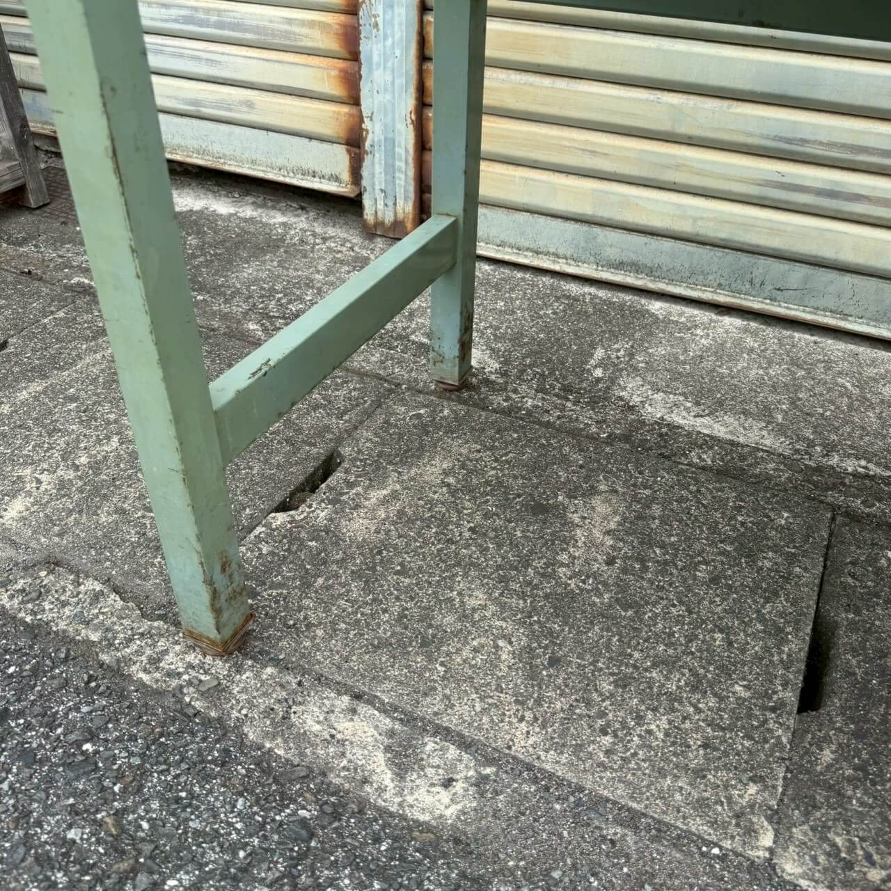 【1950〜60年代】ビンテージ ワークテーブル アメリカン雑貨 店舗什器 作業台 メディカル #2418-2