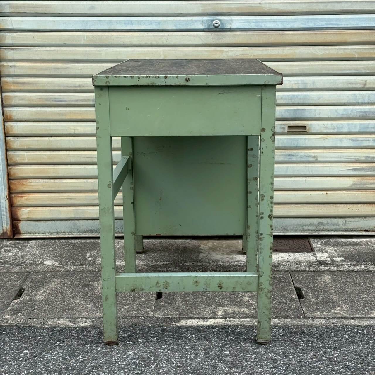 【1950〜60年代】ビンテージ ワークテーブル アメリカン雑貨 店舗什器 作業台 メディカル #2418-1