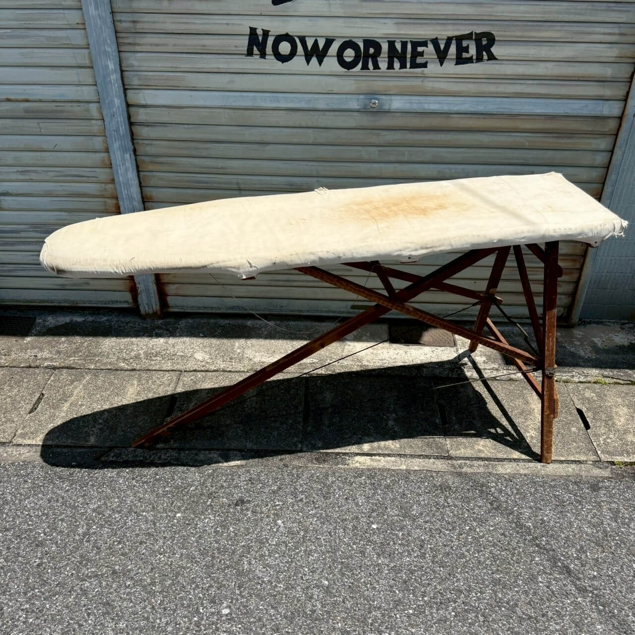 【1950-60年代】ビンテージ アイロンボード ディスプレイテーブル アメリカン雑貨 店舗什器 #2417