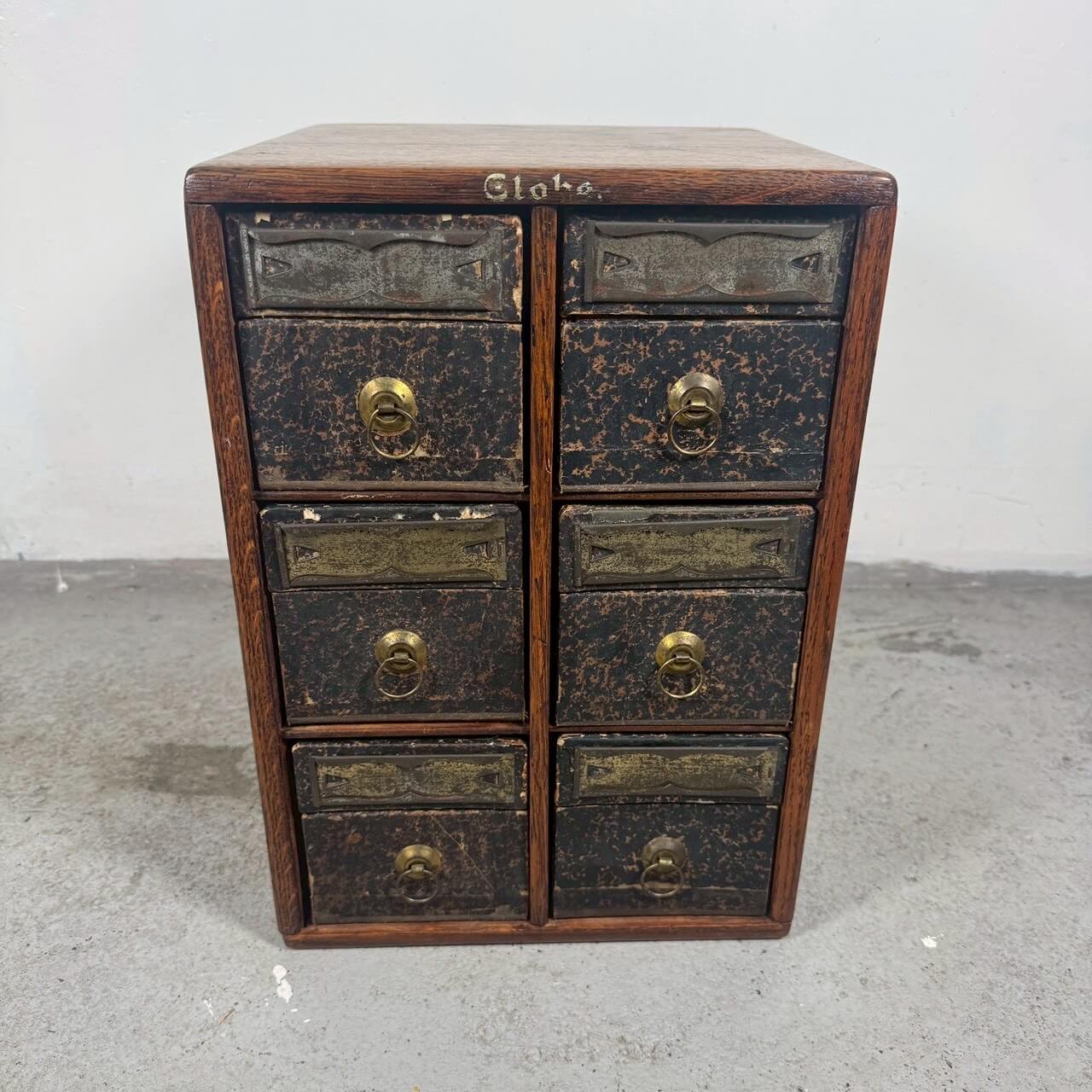 #2354【1910-20年代】アンティーク Globe Wernicke パーツキャビネット / 収納ケース アメリカ