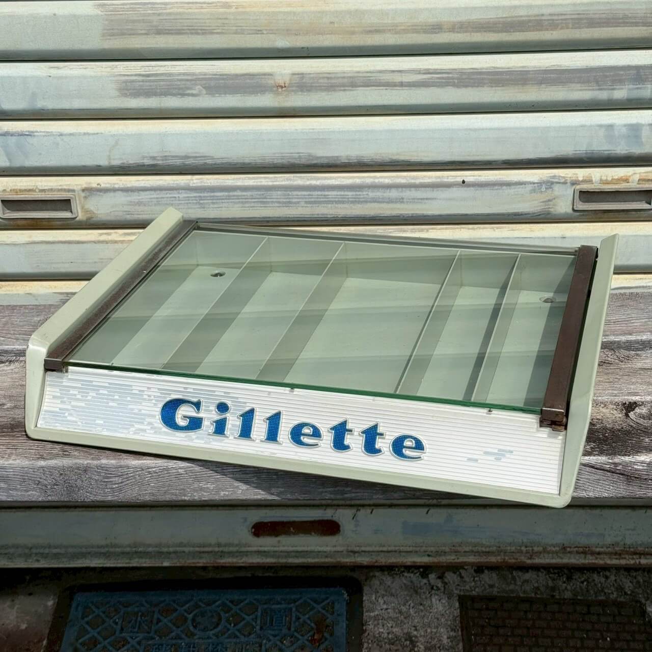 【1950年代】ビンテージ Gillette ジレット ディスプレイトレー アメリカン雑貨 小物入れ #2384