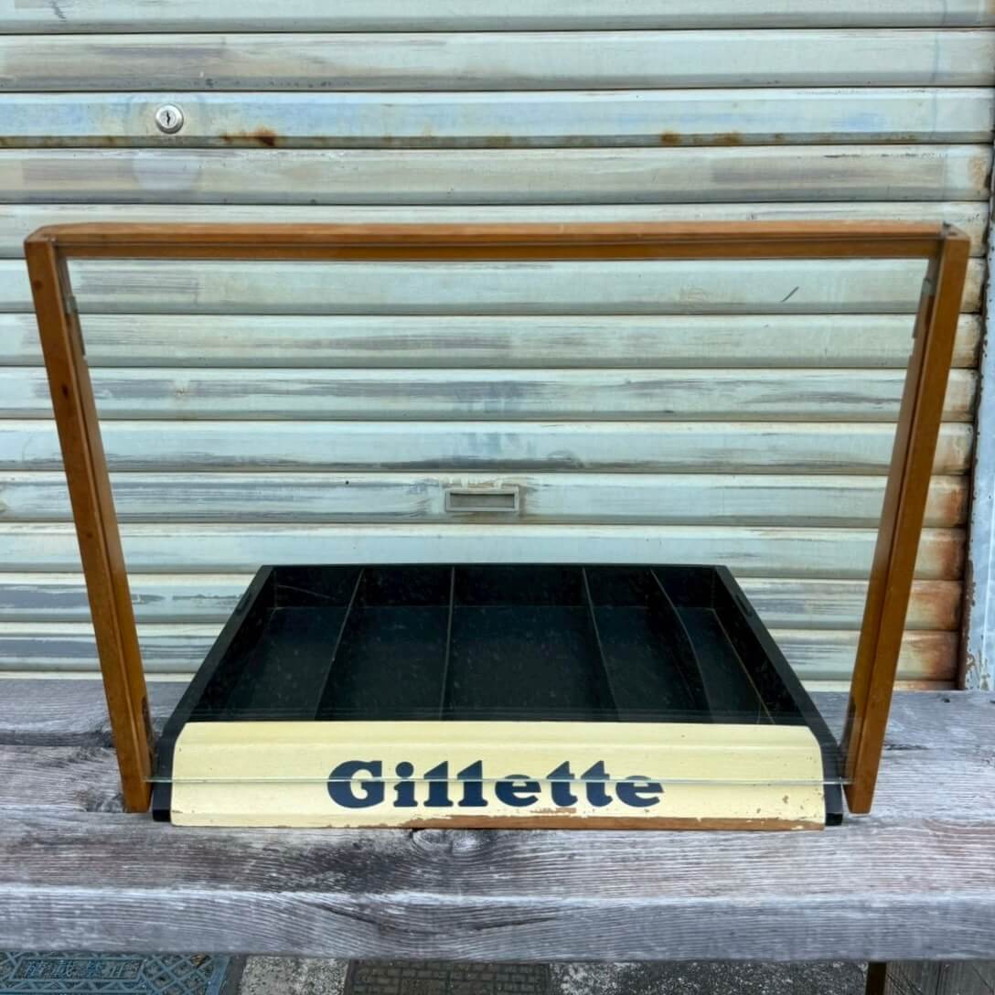 【1950年代】ビンテージ Gillette ジレット ディスプレイトレー アメリカン雑貨 小物入れ #2385