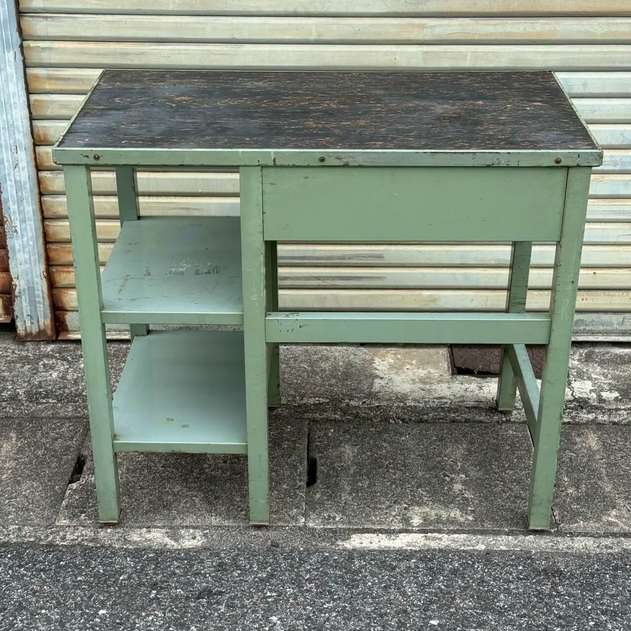 【1950〜60年代】ビンテージ ワークテーブル アメリカン雑貨 店舗什器 作業台 メディカル #2418-1