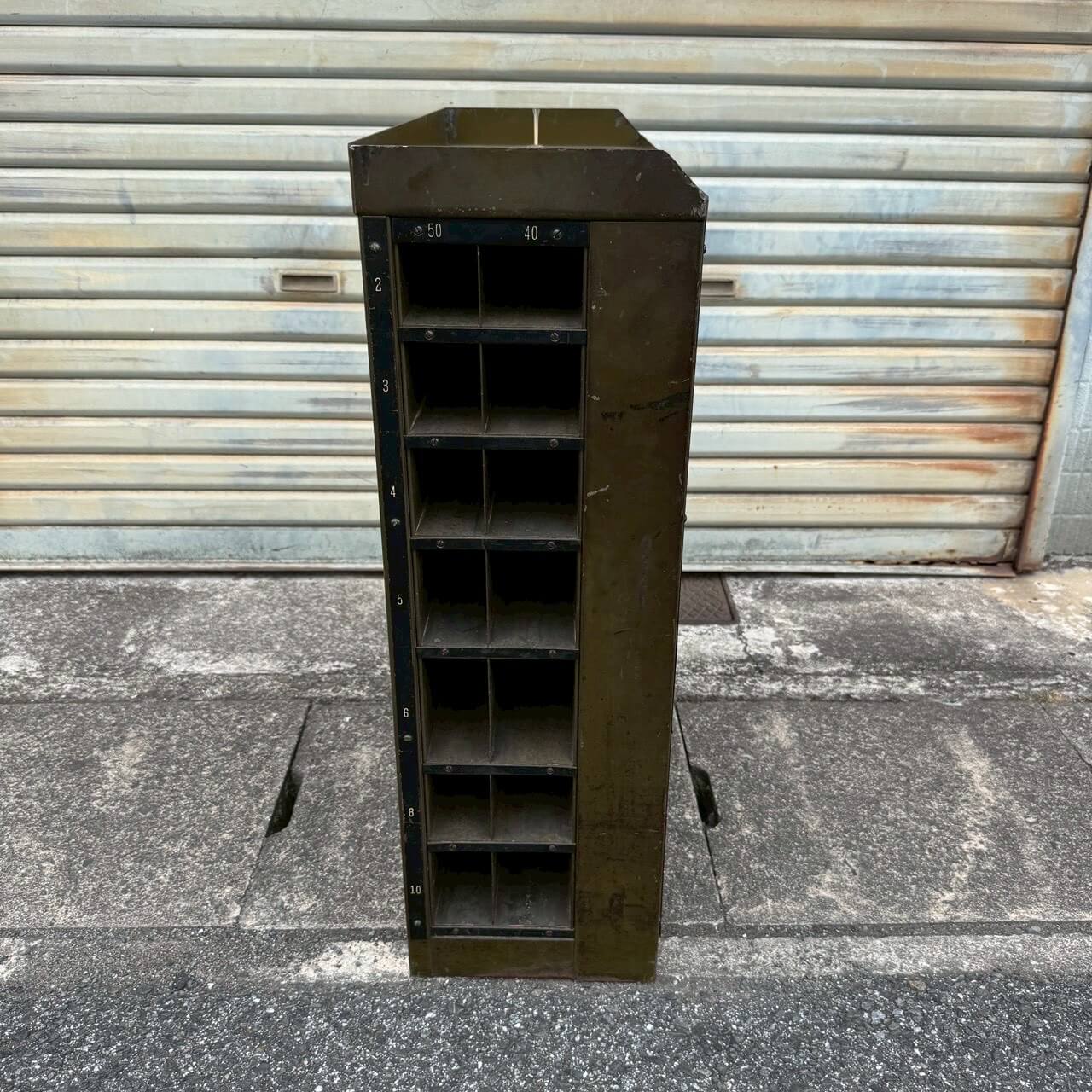【1950〜60年代】ビンテージ キャビネット アメリカン雑貨 店舗什器 書類棚 メタル #2457