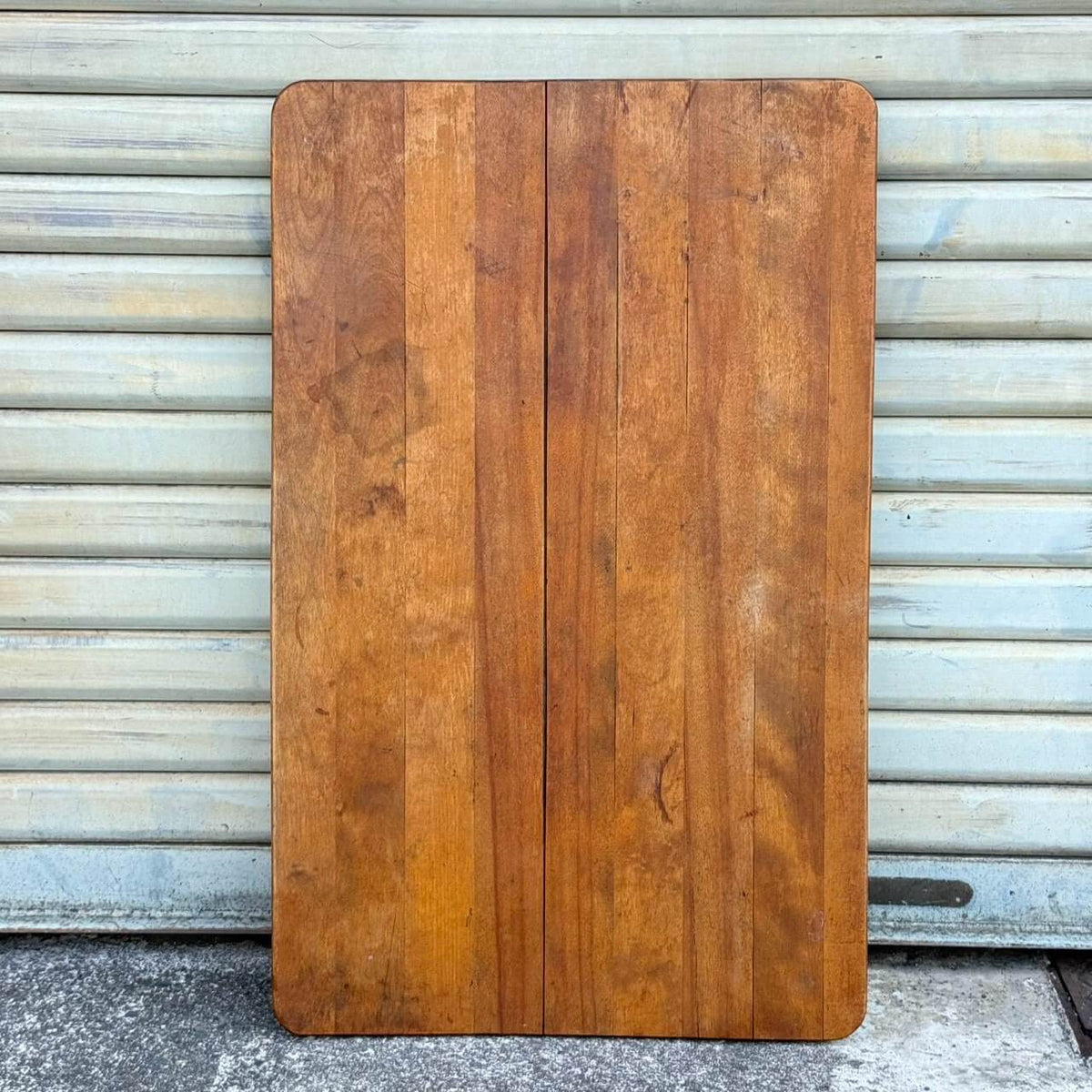 【1920-30年代】ビンテージ フォールディングテーブル アメリカン雑貨 店舗什器 PARIS MFG 折りたたみ 木製 #2814