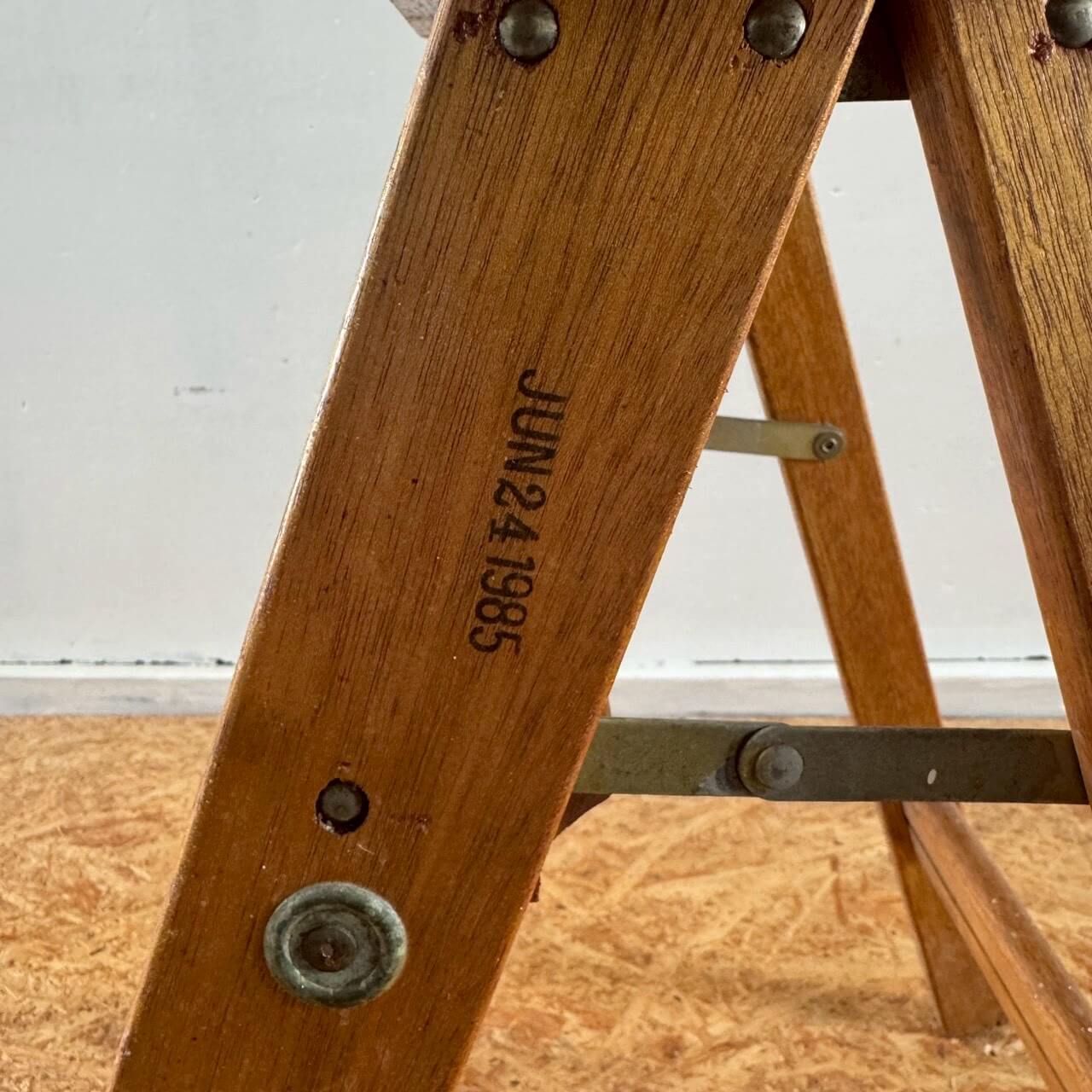#2236【1985年代】ビンテージ ステップラダー / 脚立 ディスプレイ什器 アメリカ