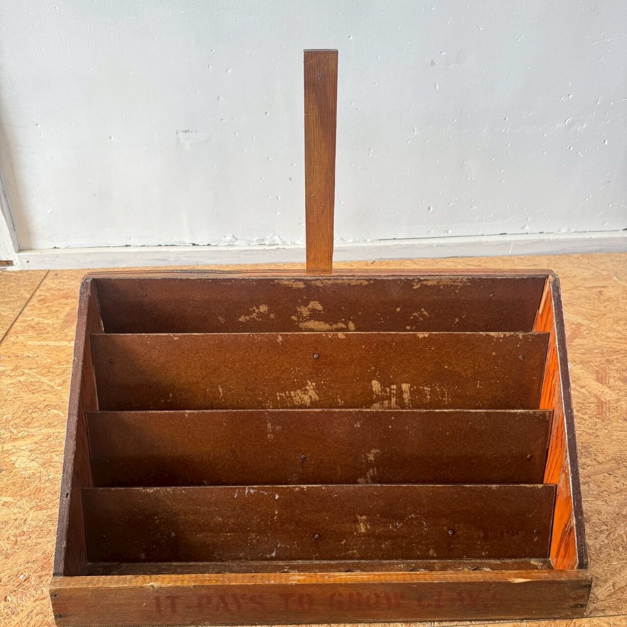 【1960-70年代】ビンテージ ウッドラック アメリカン雑貨 店舗什器 ディスプレイ #2386