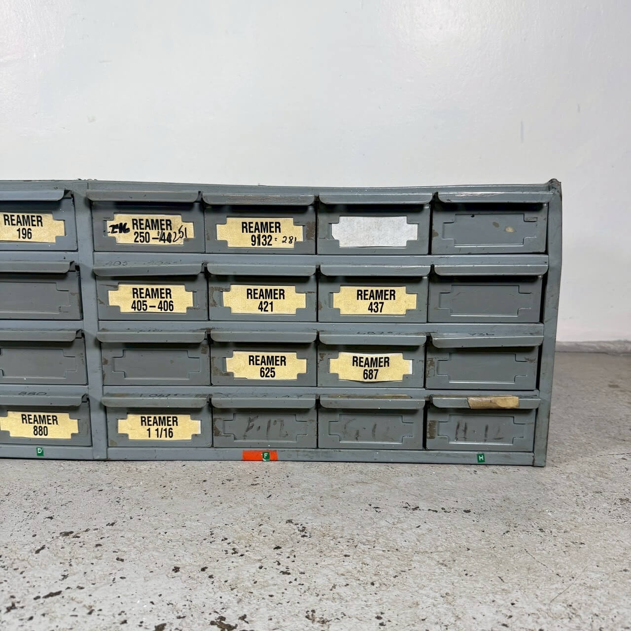 【1960-70年代】ビンテージ パーツキャビネット アメリカン雑貨 店舗什器 Hallowell 多段収納 引き出し #2301-3
