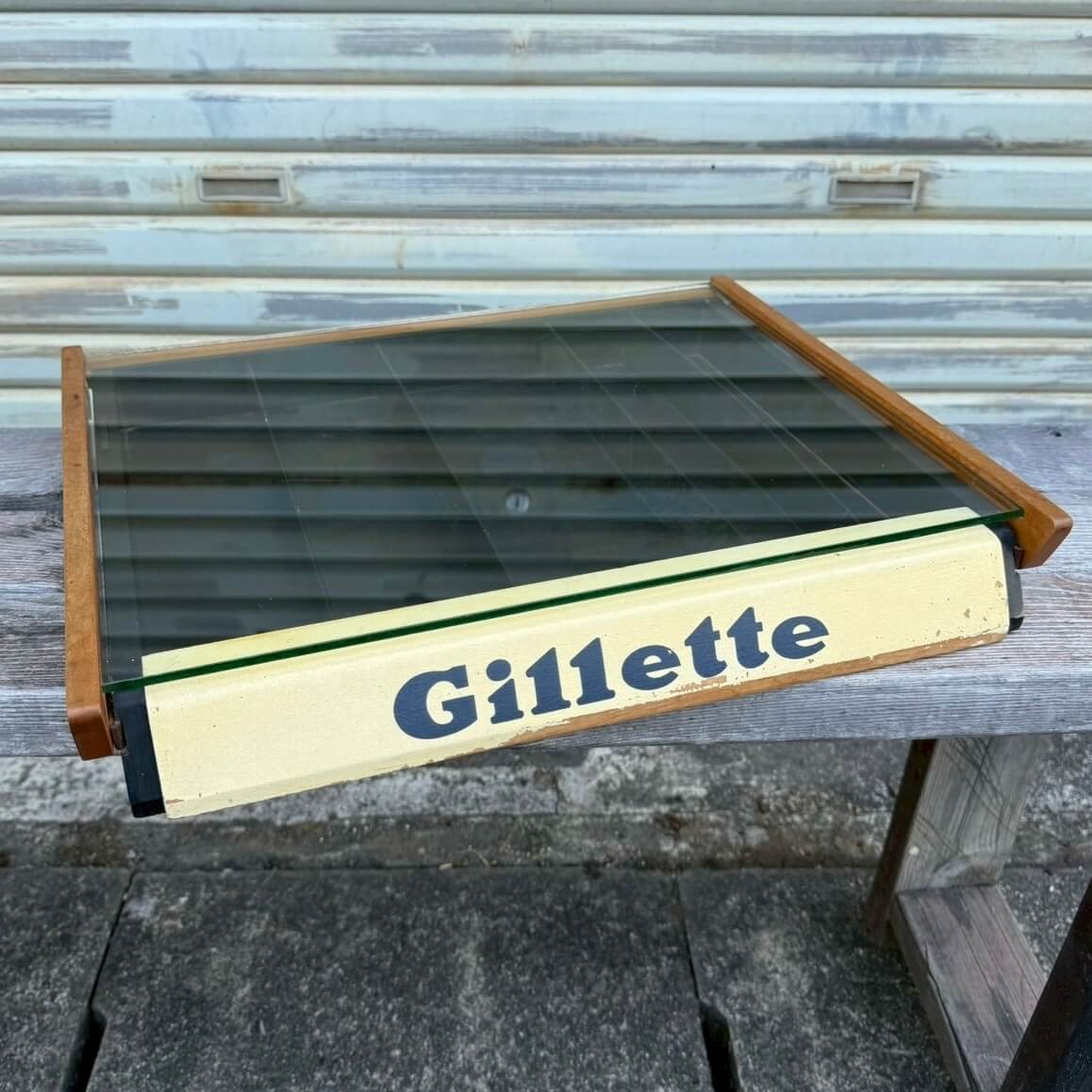 【1950年代】ビンテージ Gillette ジレット ディスプレイトレー アメリカン雑貨 小物入れ #2385