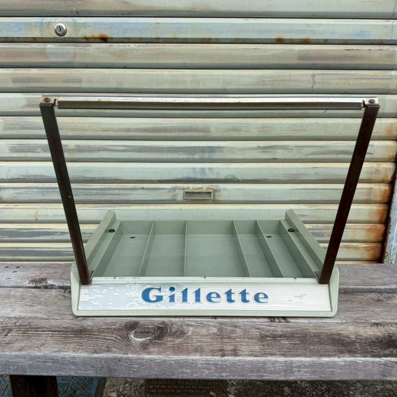 【1950年代】ビンテージ Gillette ジレット ディスプレイトレー アメリカン雑貨 小物入れ #2384