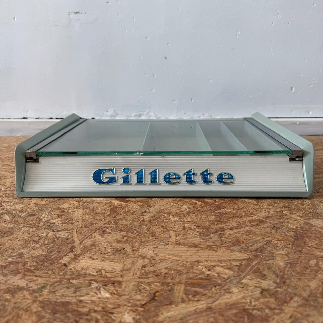 【1950年代】ビンテージ Gillette ジレット ディスプレイトレー アメリカン雑貨 小物入れ #2383