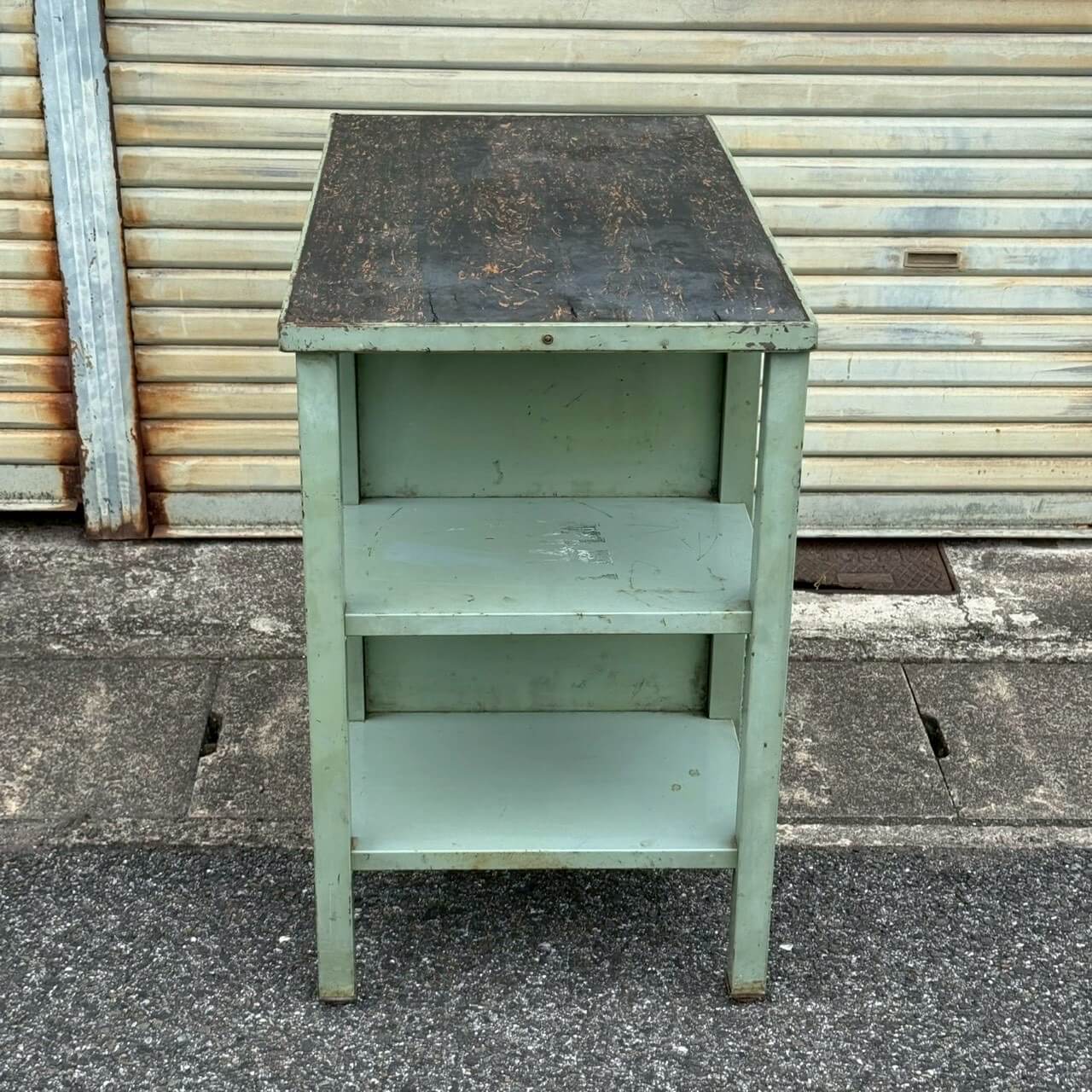 【1950〜60年代】ビンテージ ワークテーブル アメリカン雑貨 店舗什器 作業台 メディカル #2418-1