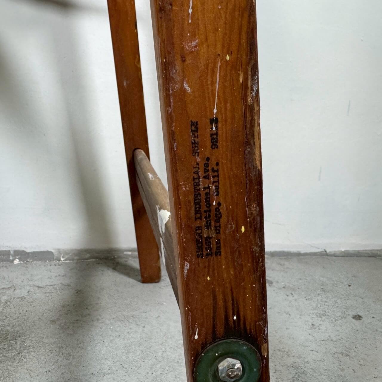 #2577【1970年代】ビンテージ ステップラダー / 脚立 ディスプレイ什器 アメリカ