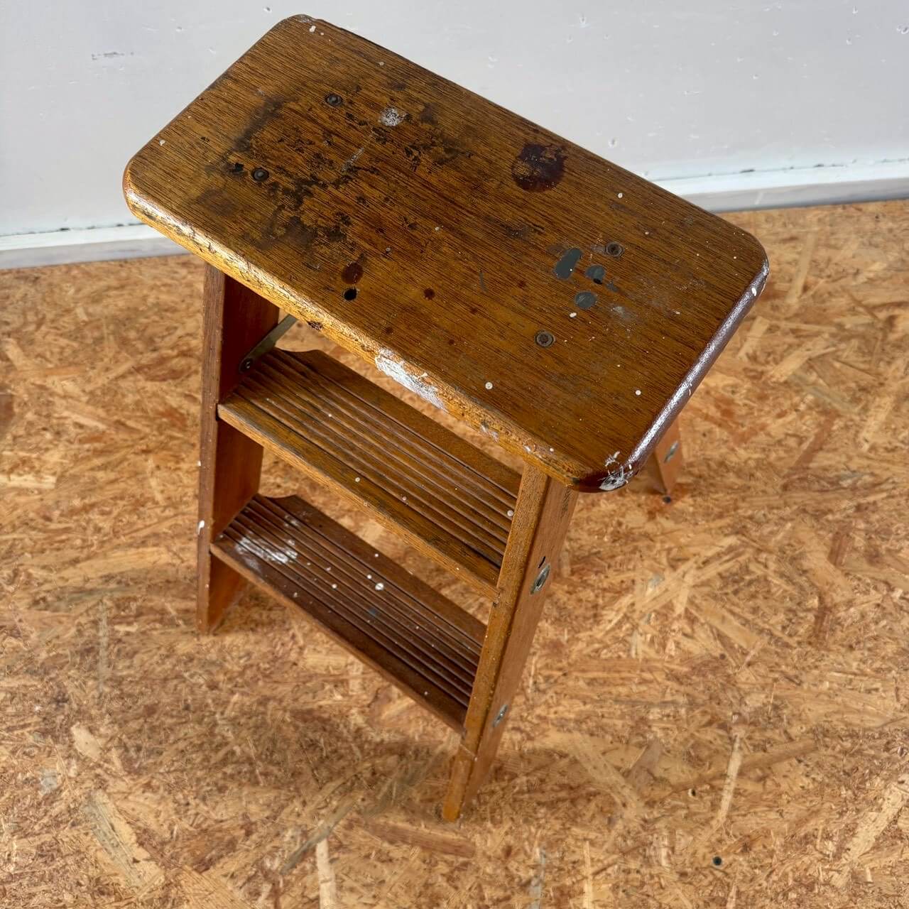 #2236【1985年代】ビンテージ ステップラダー / 脚立 ディスプレイ什器 アメリカ