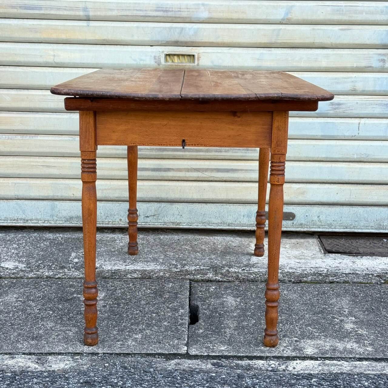 【1920-30年代】ビンテージ フォールディングテーブル アメリカン雑貨 店舗什器 PARIS MFG 折りたたみ 木製 #2814