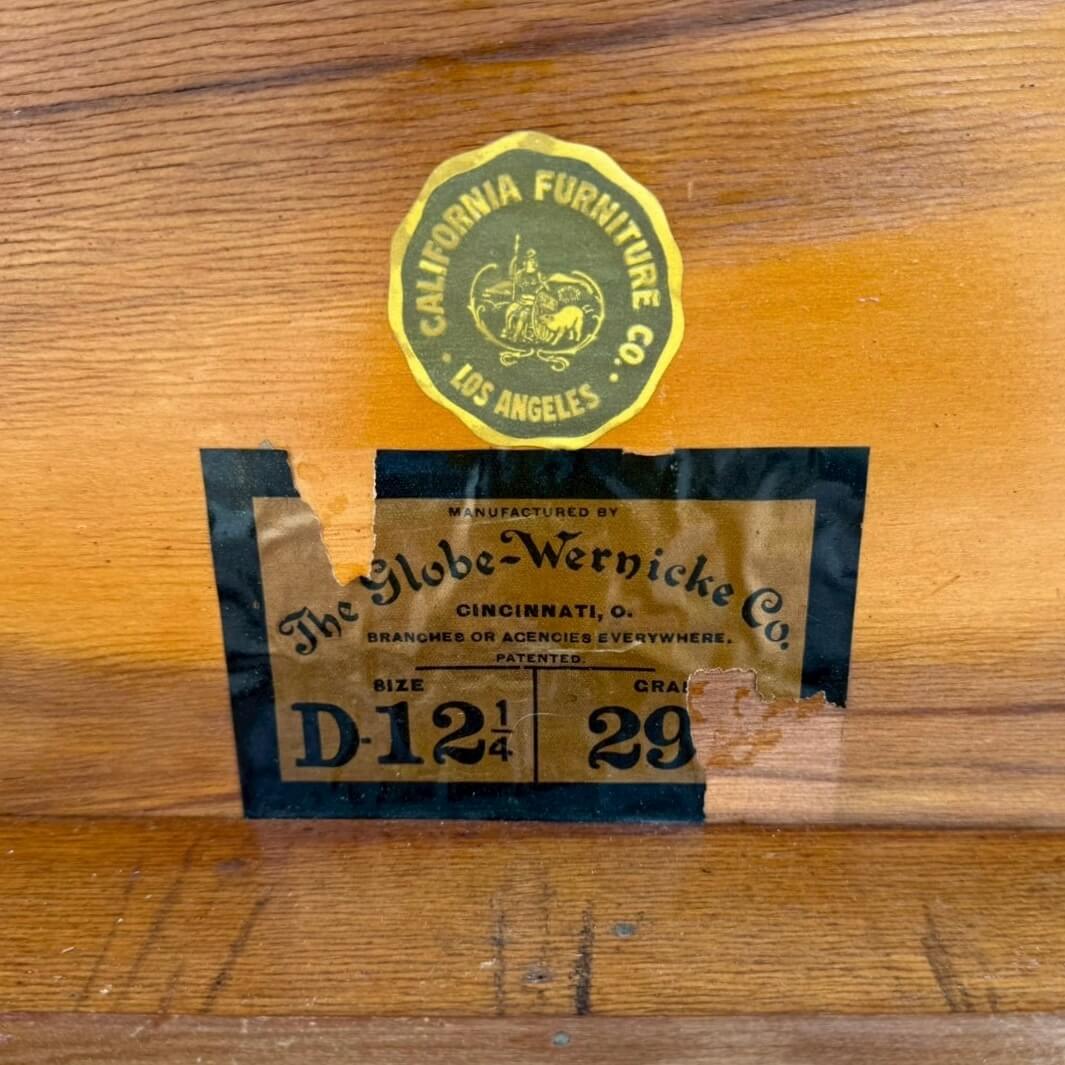 【1920-30年代】アンティーク ブックケース アメリカン雑貨 ディスプレイケース 店舗什器 #1307